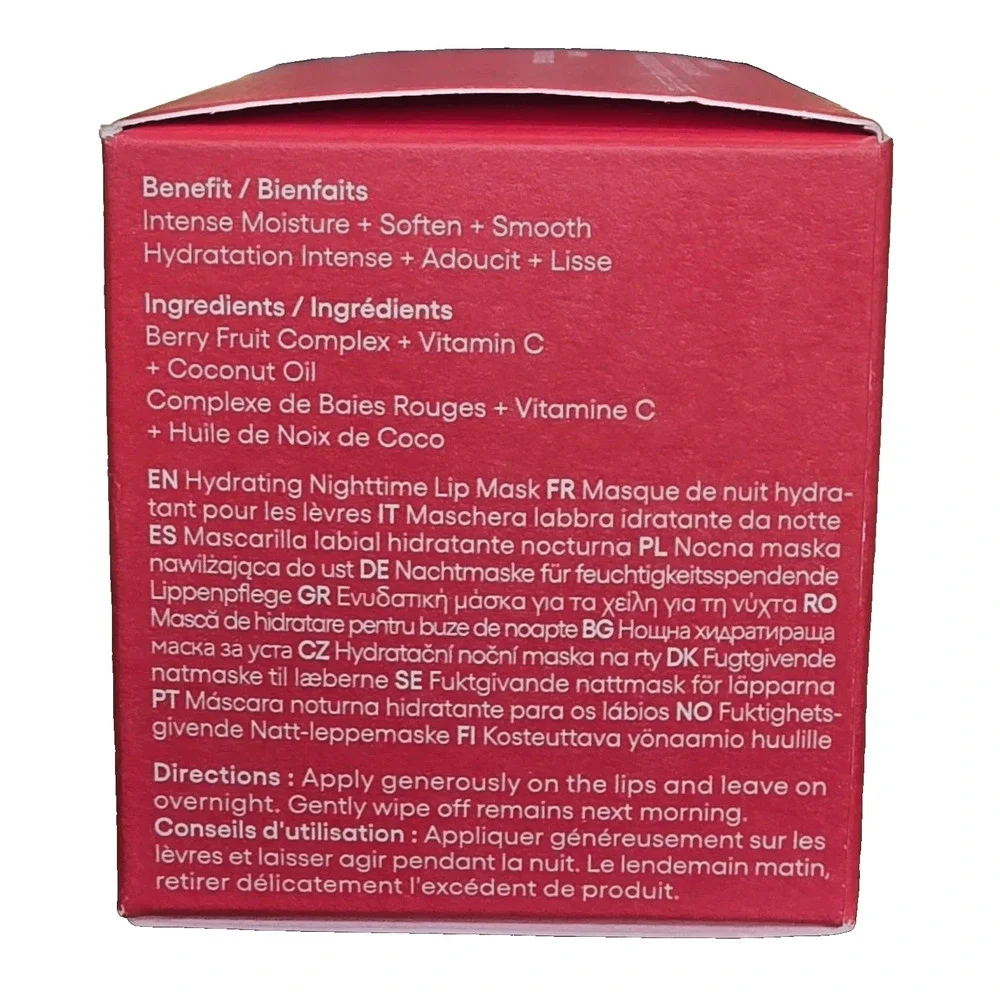 Laneige Lip Sleeping Mask Berry 20g Each (Box Set of 4 Masks) Brand New EXP 2028